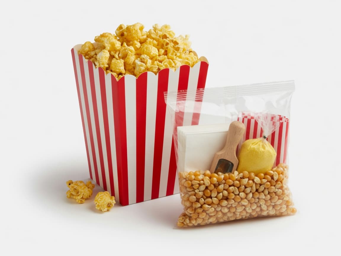 50 servings of Popcorn supplies rental photo — BSA Events