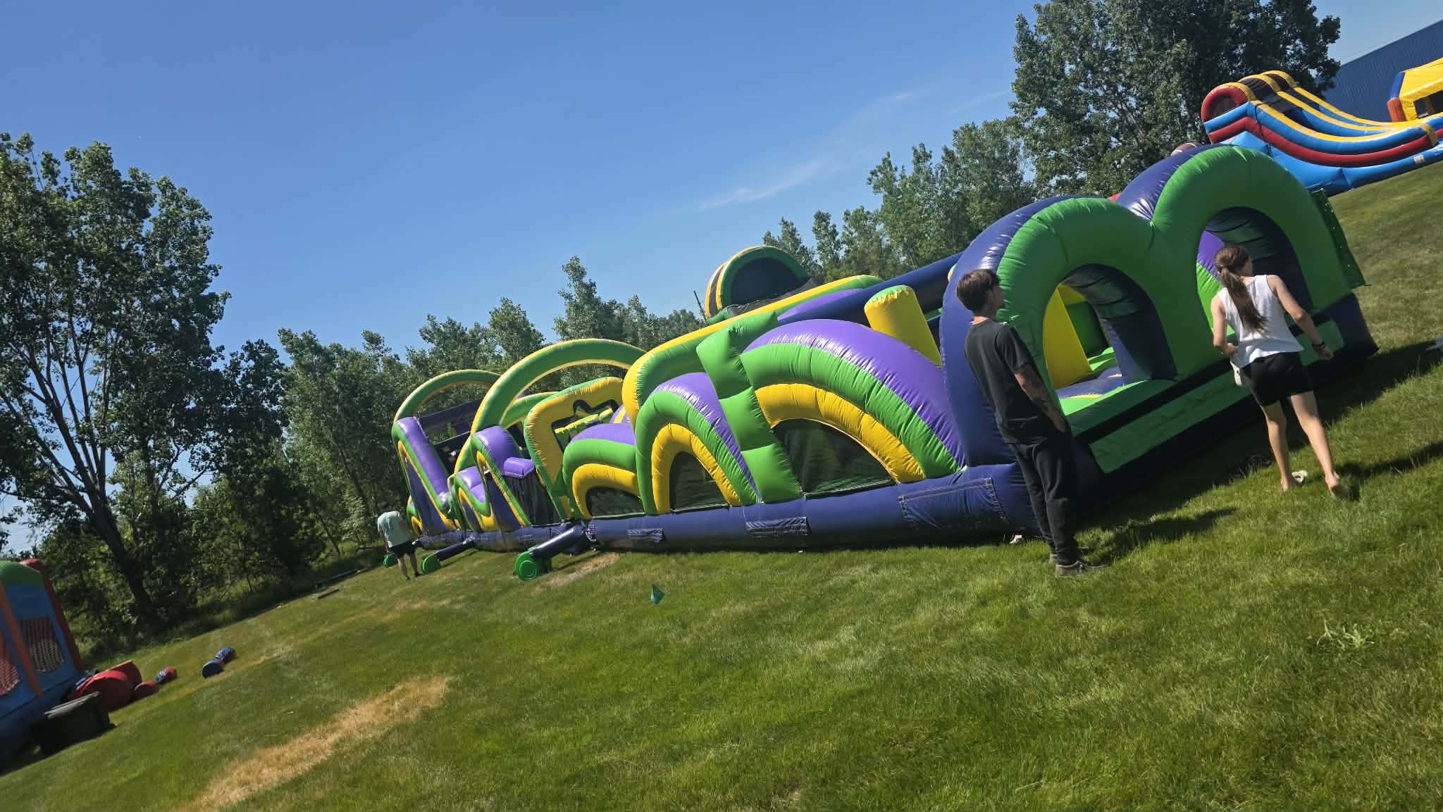 95' Obstacle Course rental — BSA Events Metro Detroit