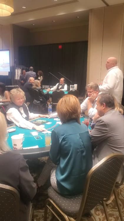 Blackjack Table sit down rental — BSA Events Metro Detroit