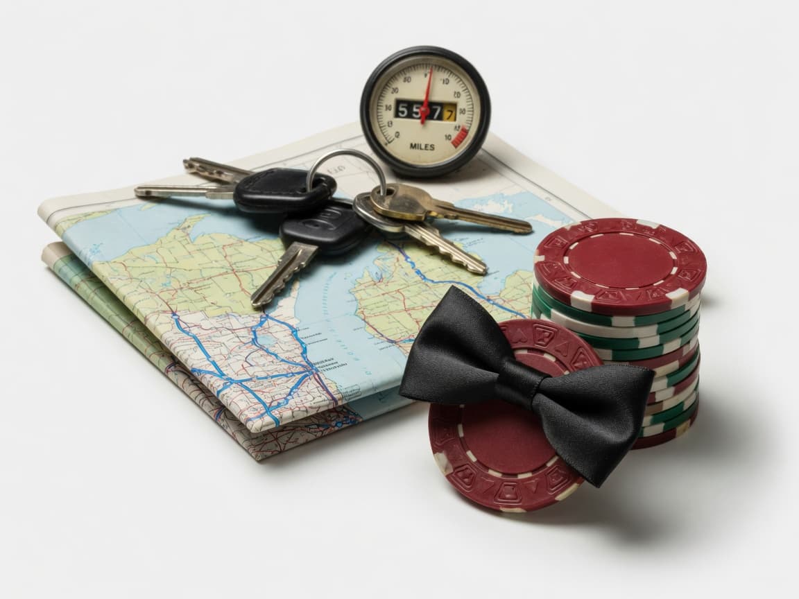 Casino Dealer/Cashier travel fee (50+ miles) rental photo — BSA Events