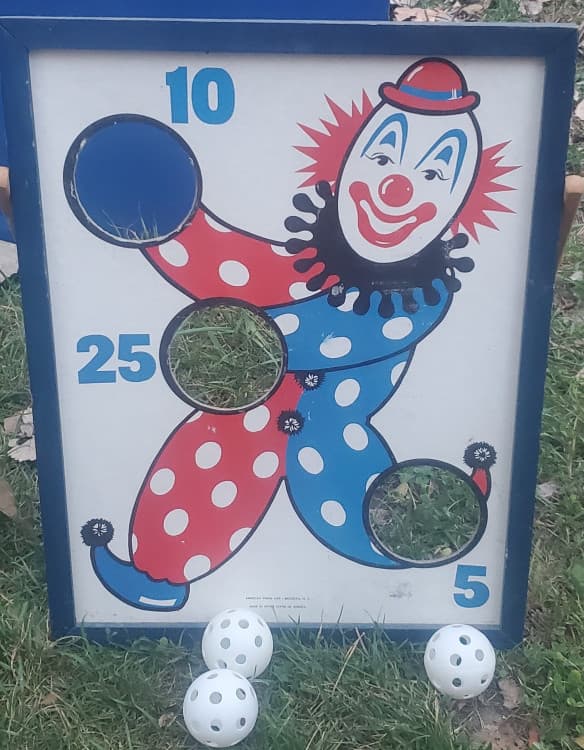 Clown toss Toddler game rental photo — BSA Events