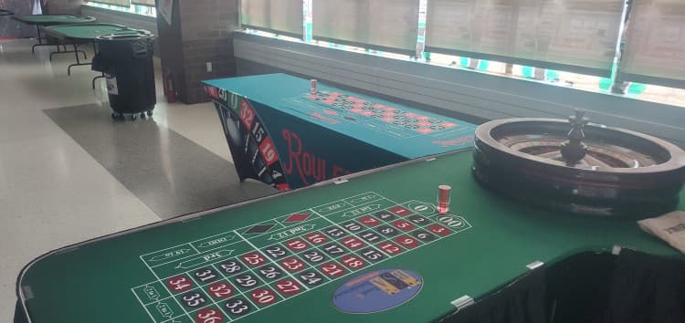 Double Roulette table rental photo — BSA Events