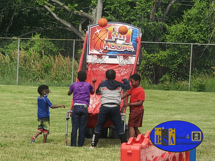 Electronic Basketball rental photo — BSA Events