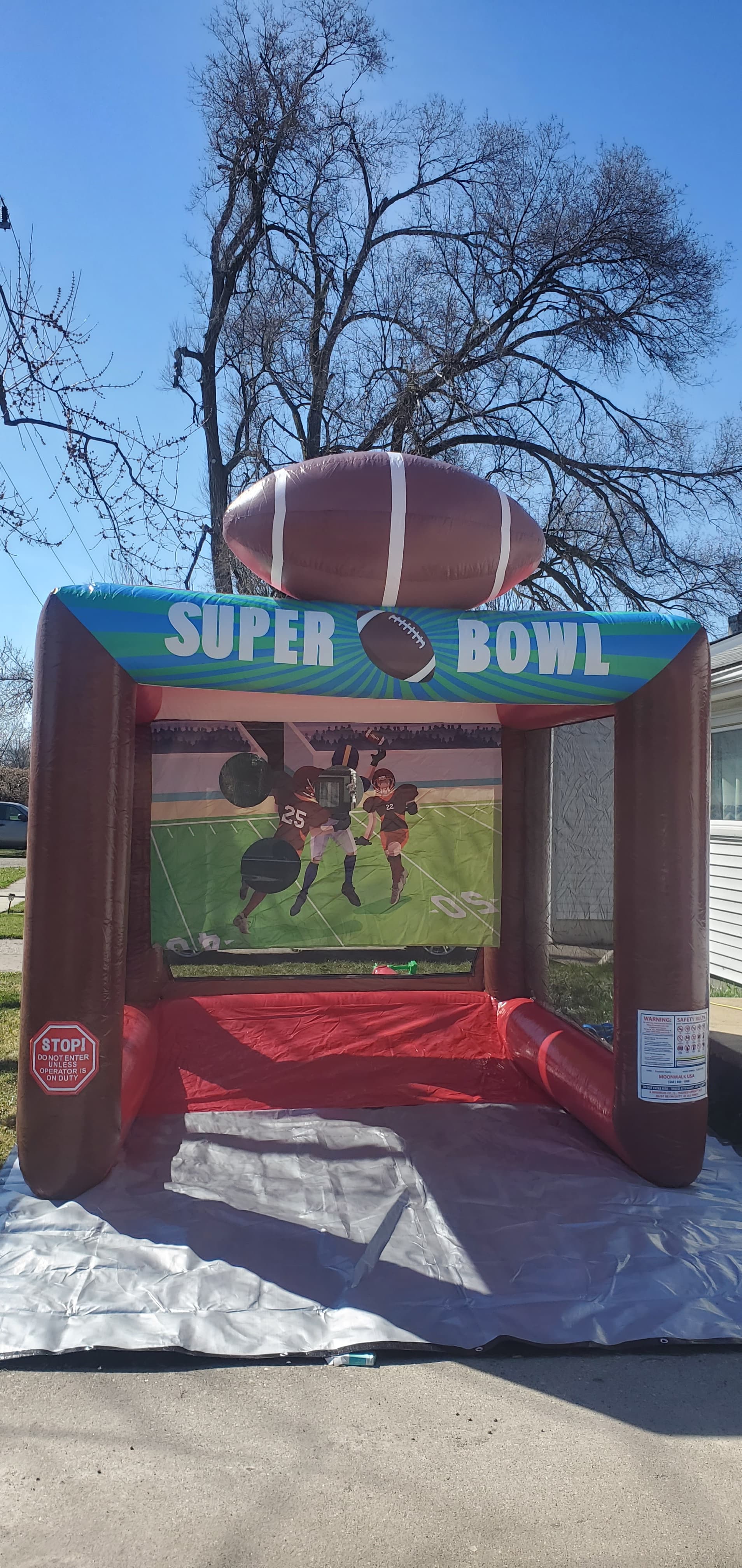 Football Toss Themed rental — BSA Events Metro Detroit