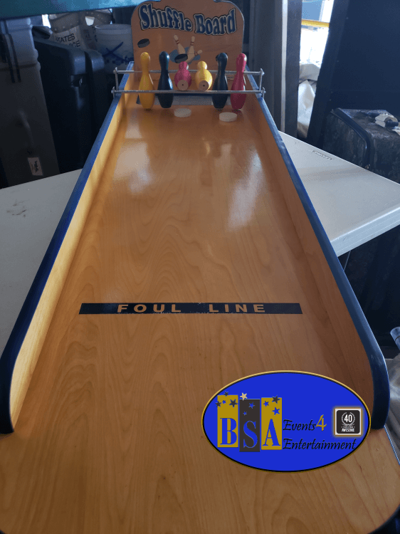 Shuffleboard Bowling game rental photo — BSA Events