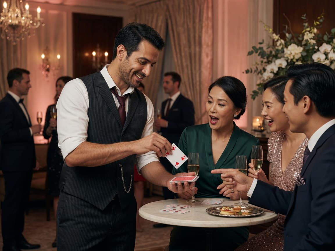 Strolling Magician rental photo — BSA Events
