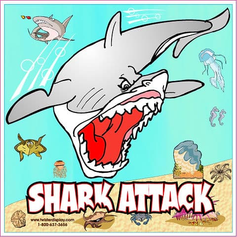 Tarp Toss game - Feed the Shark rental photo — BSA Events