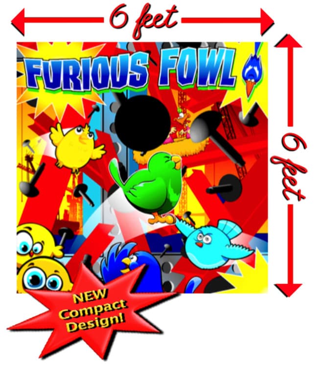 Tarp toss game - Furious Fowl Angry Birds rental photo — BSA Events