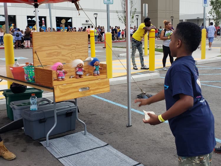 Tip a Troll bean bag toss rental photo — BSA Events