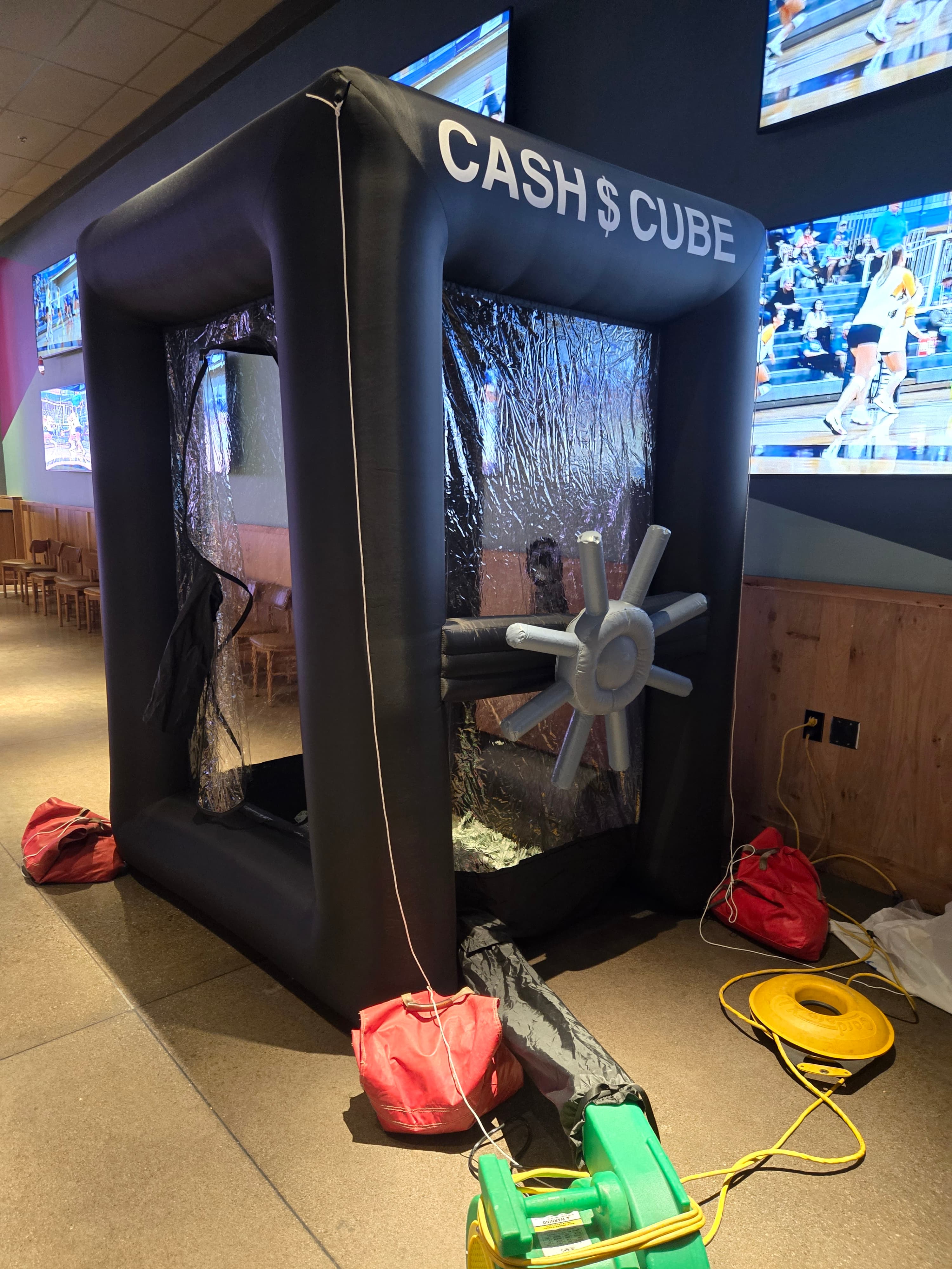 Cash Cube "The Vault" rental — BSA Events Metro Detroit
